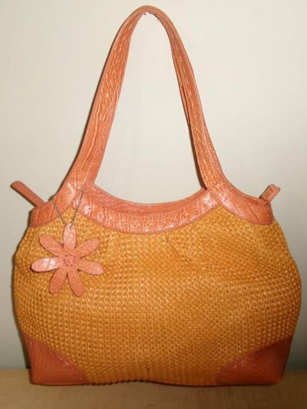 Stone Mountain Orange Designer Medium Size Purse